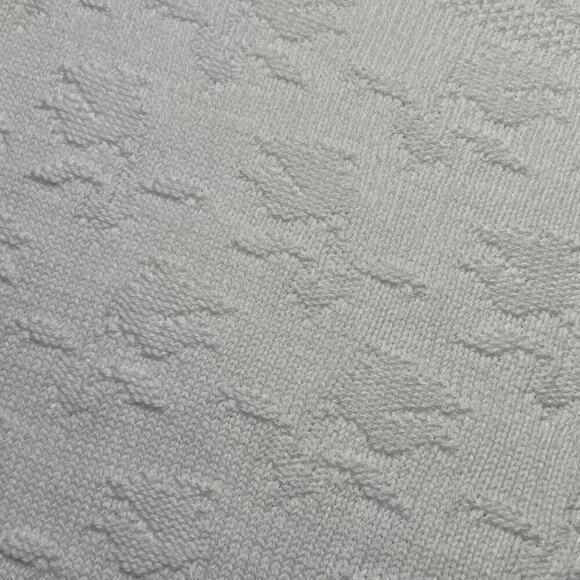 Worthington NEW VINTAGE Womens Knit Tee Sweater sz L Short Sleeve White Retro - Picture 9 of 12